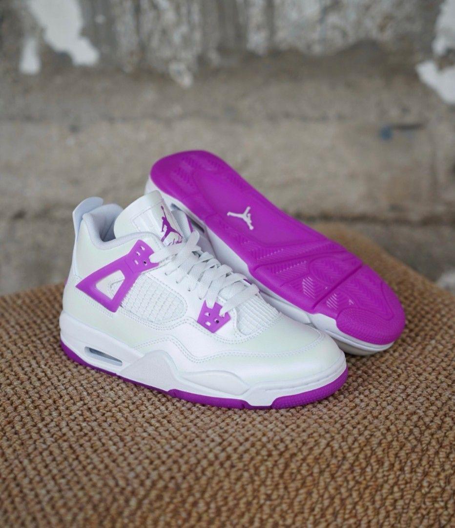 Jordan 4s Hyper Violet GS